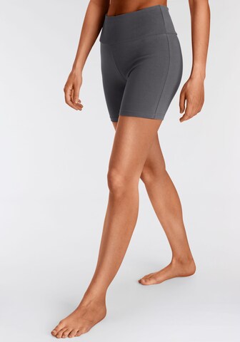 LASCANA Skinny Sporthose in Schwarz: predná strana