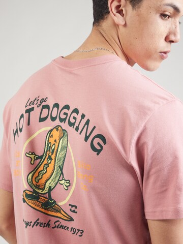BILLABONG Tričko 'LUNCH BREAK' – pink