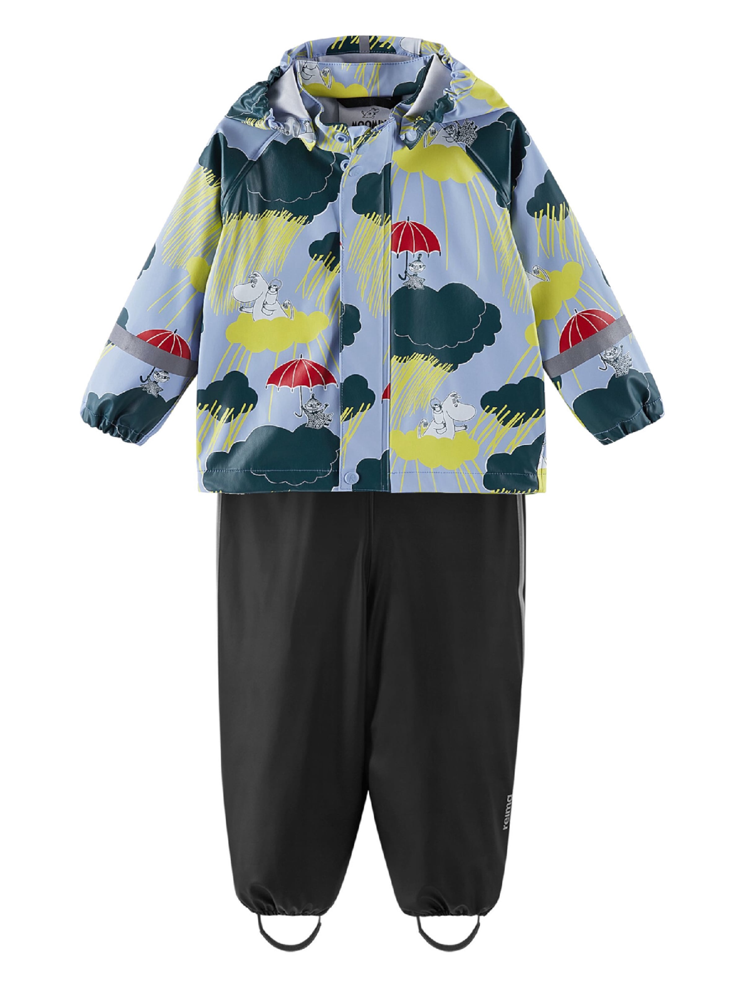 Costume fonctionnel 'Moomin Plask ' Reima en bleu : devant