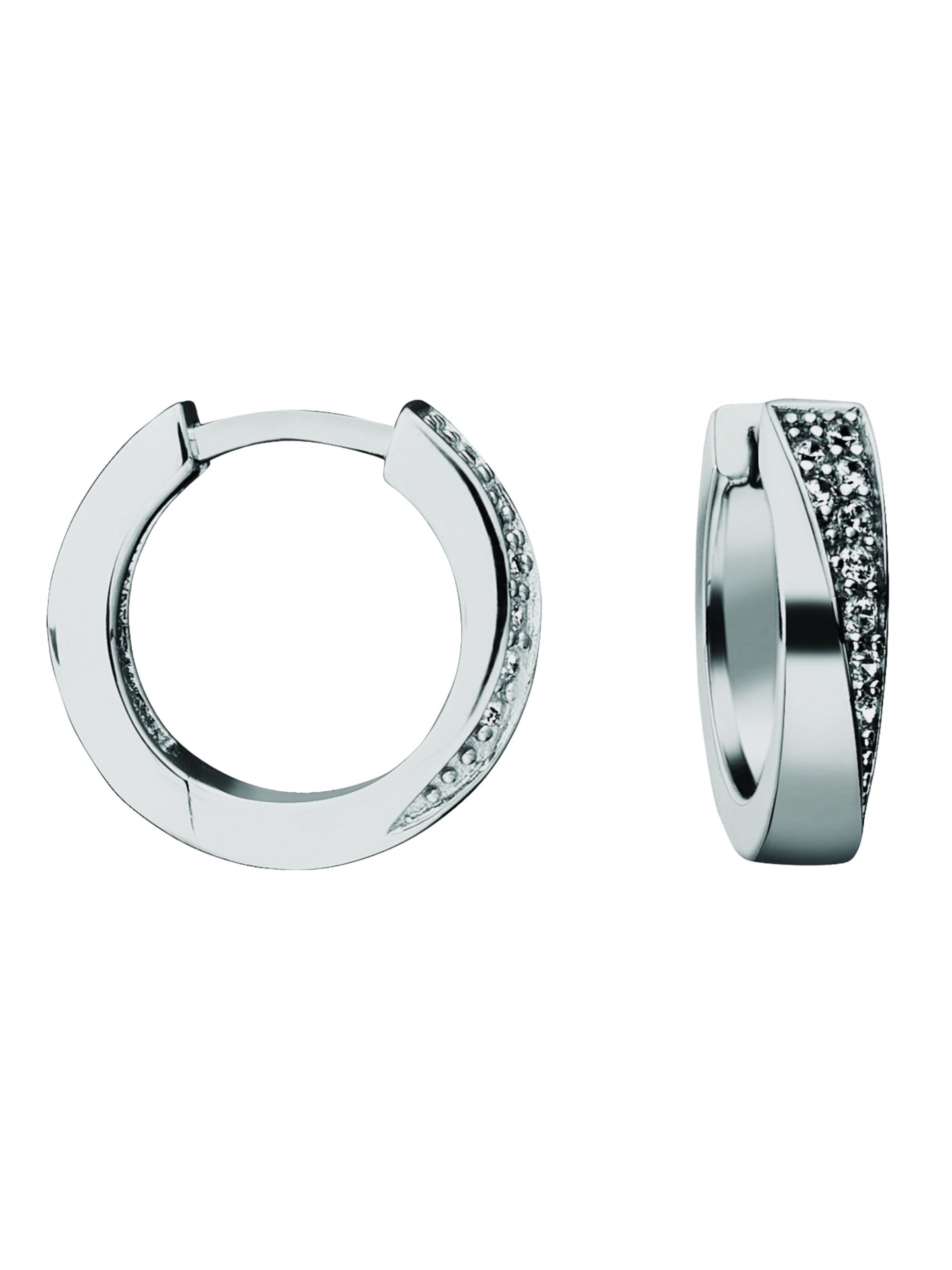 ONE ELEMENT Earrings in Silver: front