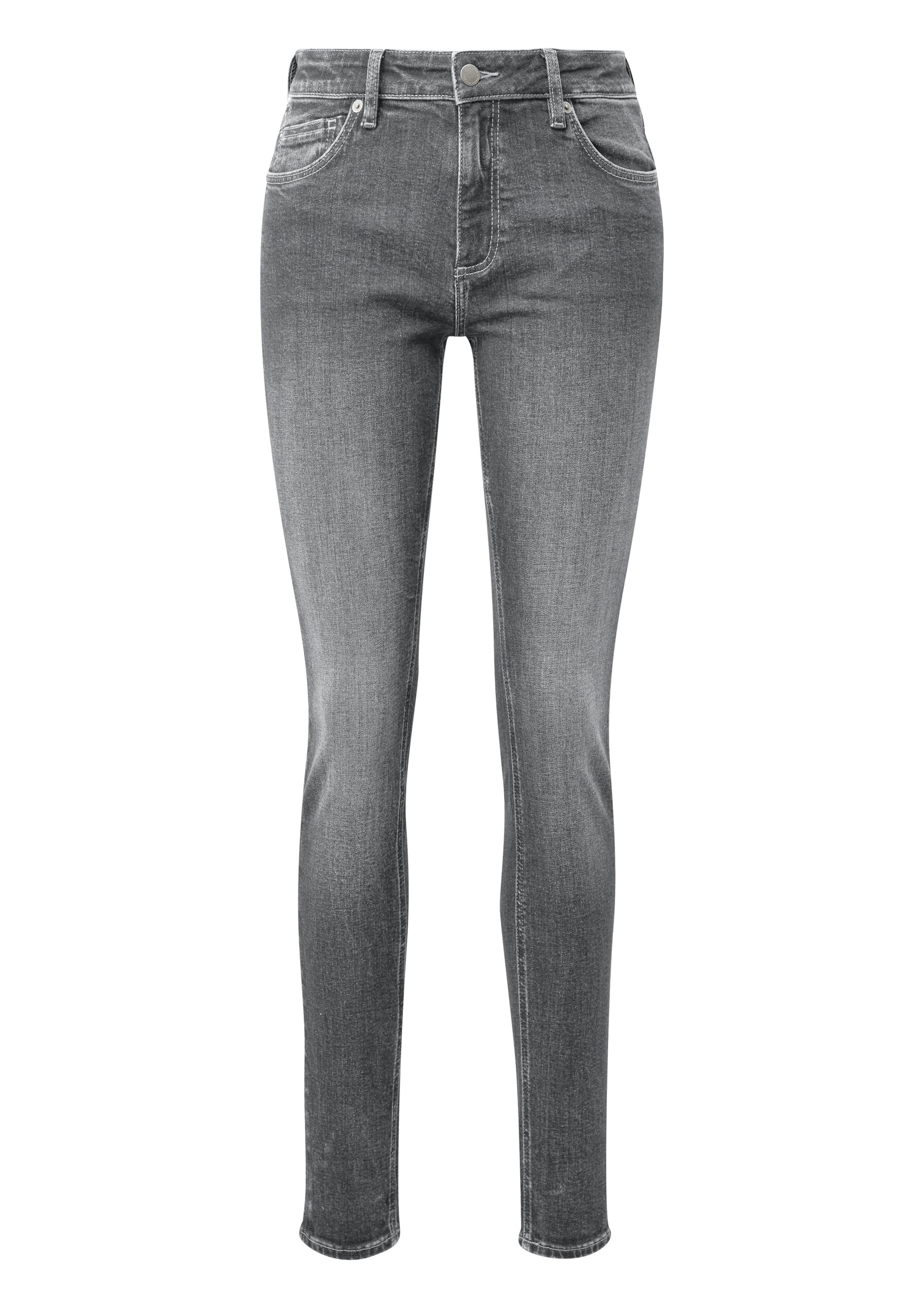 QS Skinny Jeans 'Sadie' in Grau: Vorderseite
