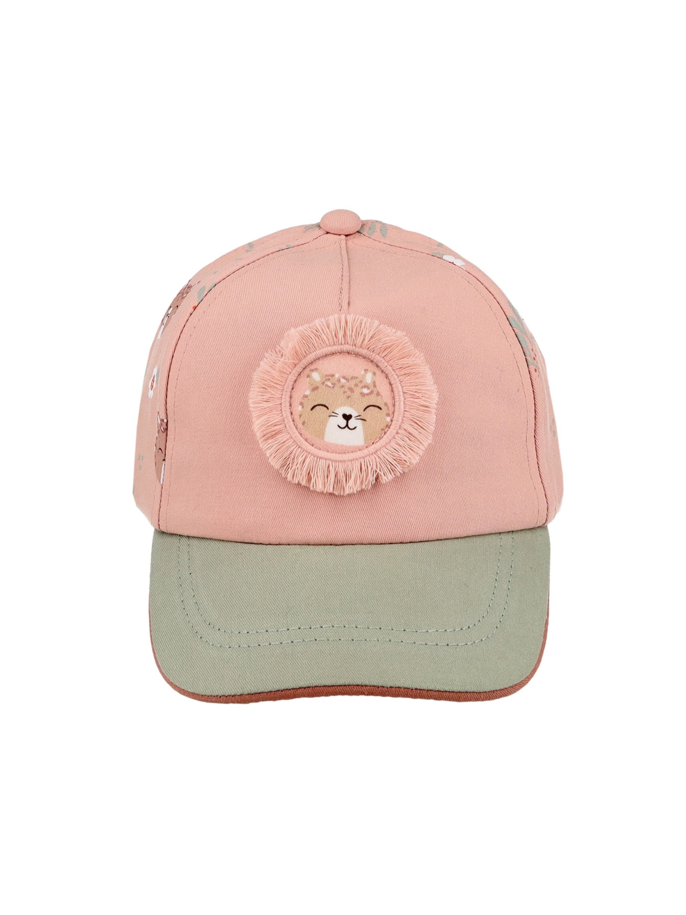 MAXIMO Hat 'MINI GIRL-Cap Tiger Klettverschluß' in Pink