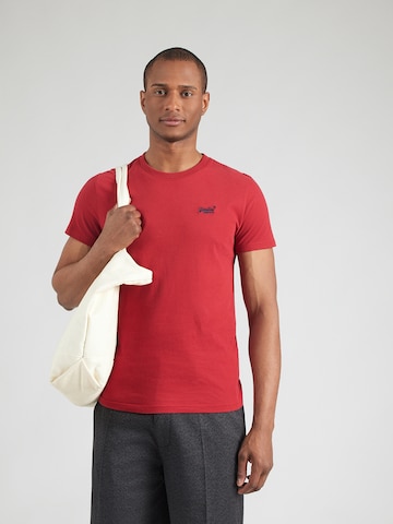 Superdry & Co Tričko 'Essential' - Červená: predná strana