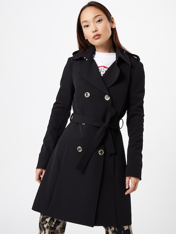 Manteau mi-saison PATRIZIA PEPE en noir : devant