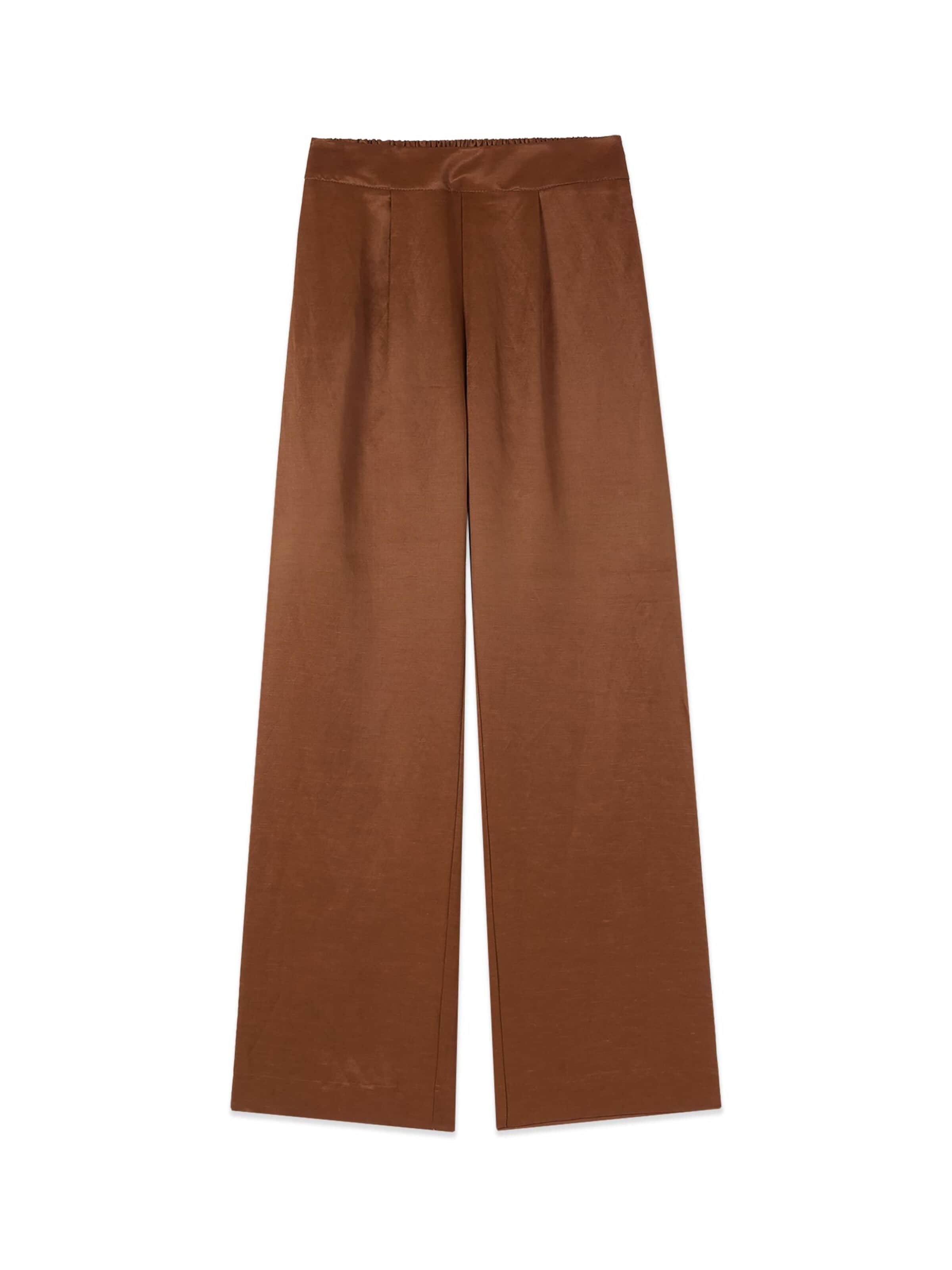 Baggy Pantaloni di oltre in marrone: frontale