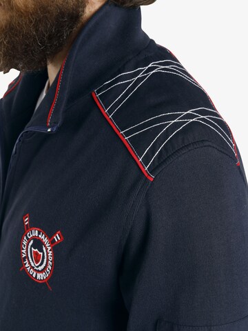 Jan Vanderstorm Sweatvest 'Atli' in Blauw