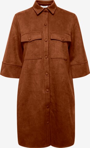 b.young Tunic 'Dosa' in Brown: front