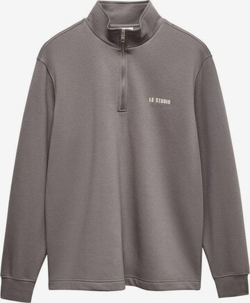 MANGO MAN Sweatshirt 'Lofta' in Grey: front