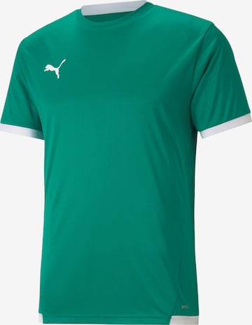 PUMA Functioneel shirt 'TeamLiga' in Groen: voorkant