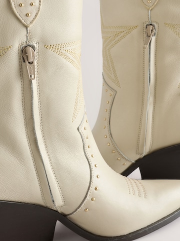 Bottes de cowboy 'Stern' Next en beige