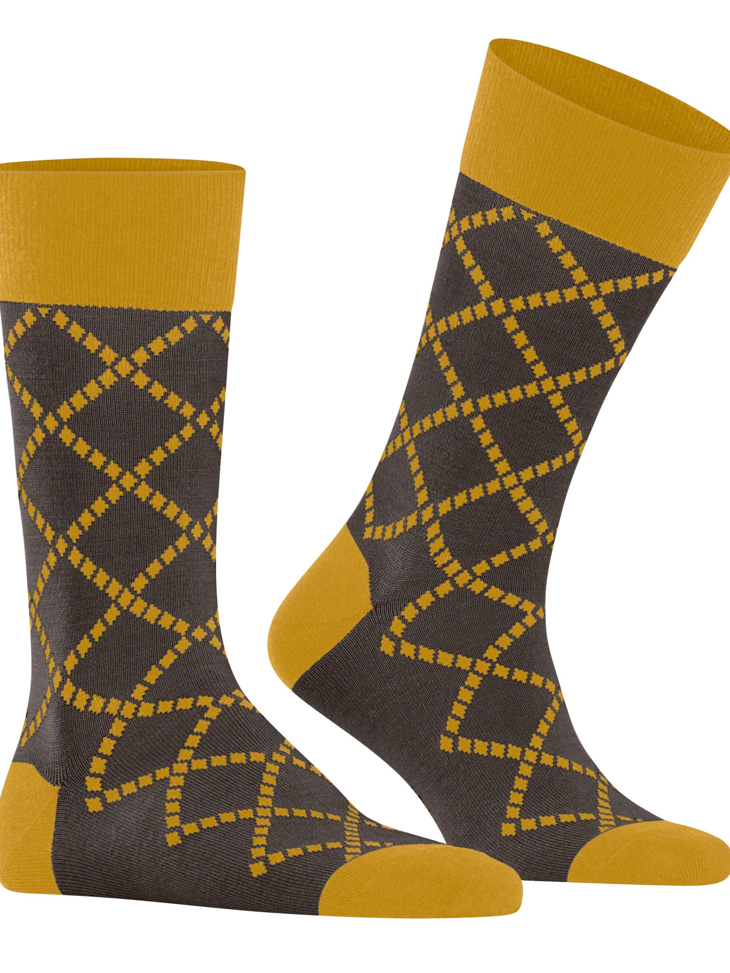 BURLINGTON Socks 'Ferry Road' in Brown