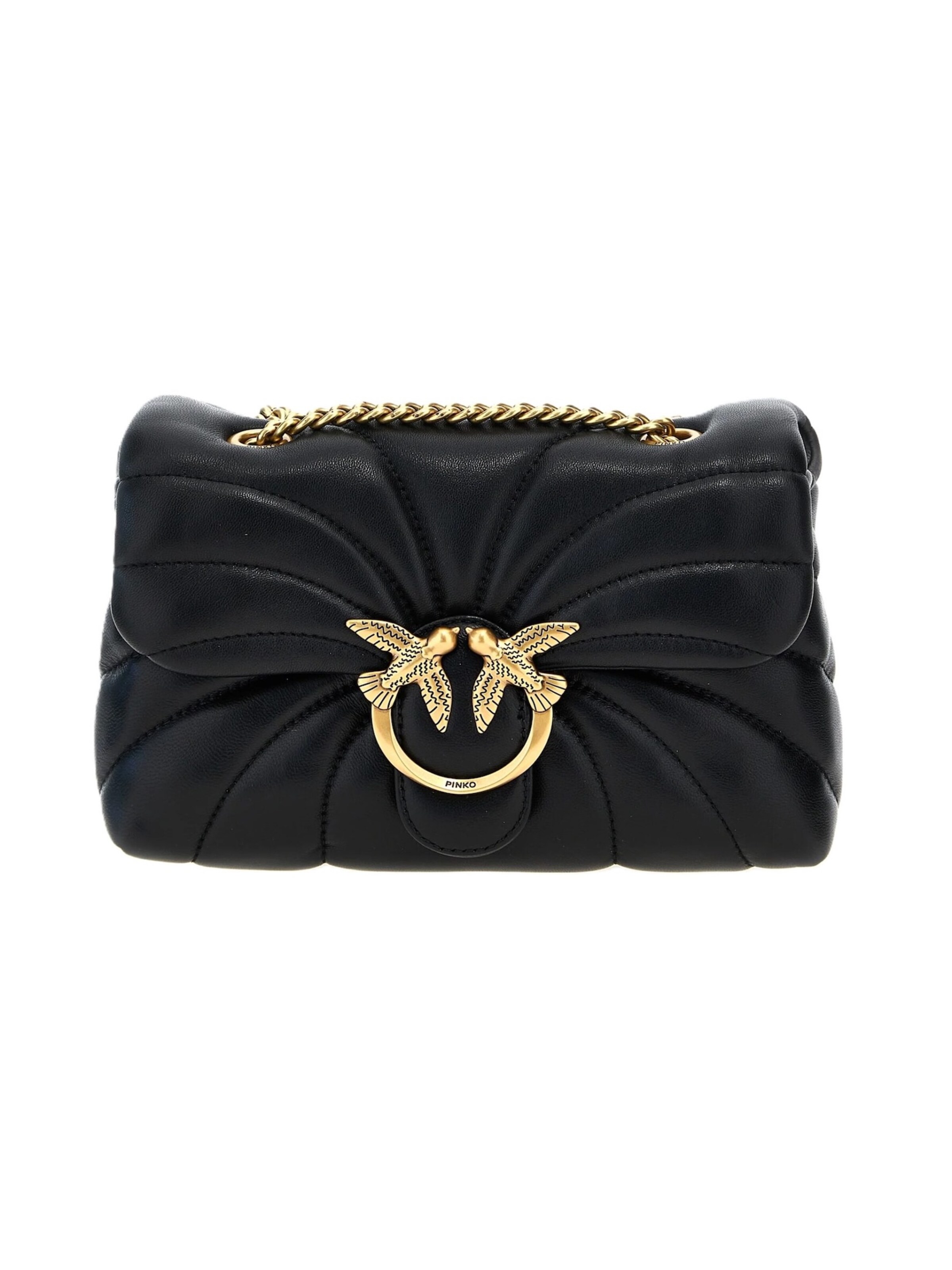 Borsa a mano '100039 A1EX' di PINKO in nero: frontale