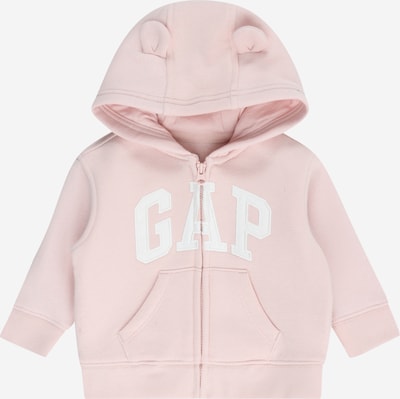 GAP Bluza rozpinana w kolorze różowy pudrowy / białym, Podgląd produktu