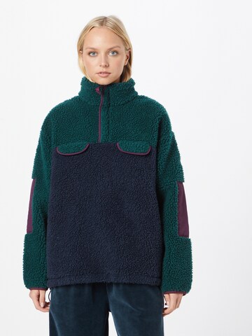 LEVI'S ® Fleece Jacket 'Montana Sherpa Jacket' in Blue: front