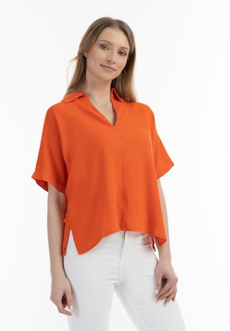 Usha Blouse in Oranje: voorkant