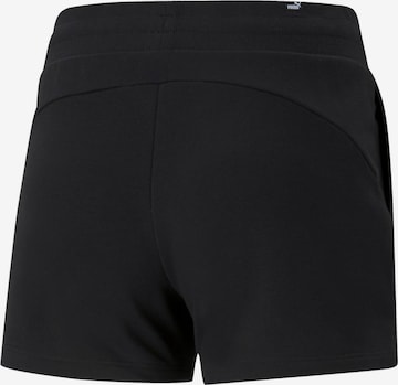 PUMA Regular Sportshorts in Schwarz