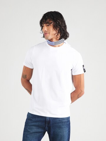 balta Karl Lagerfeld Marškinėliai: priekis