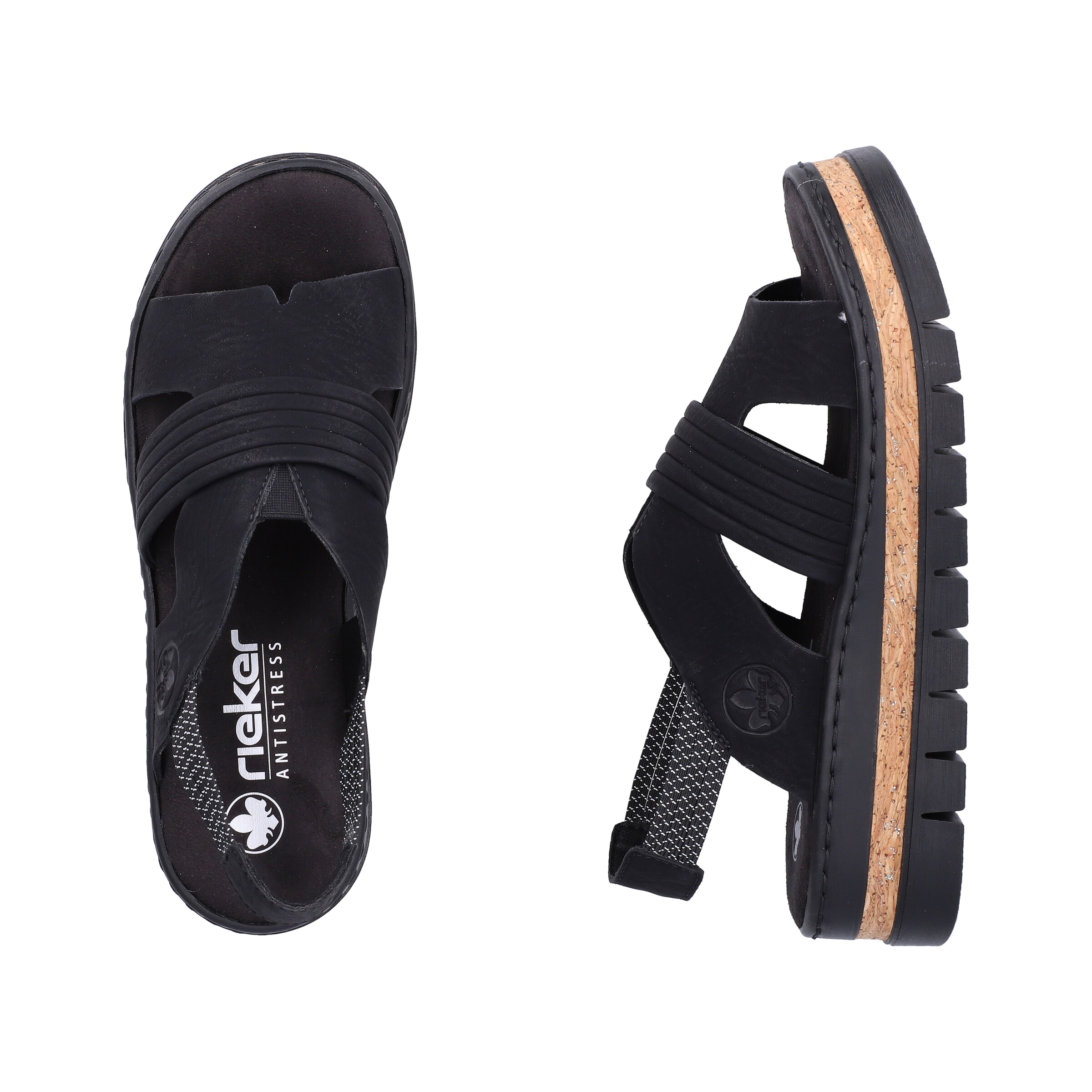 Rieker Sandals in Black