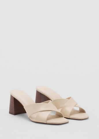 MANGO Mules in Beige