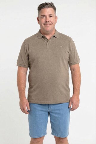 Men Plus Shirt in Brown