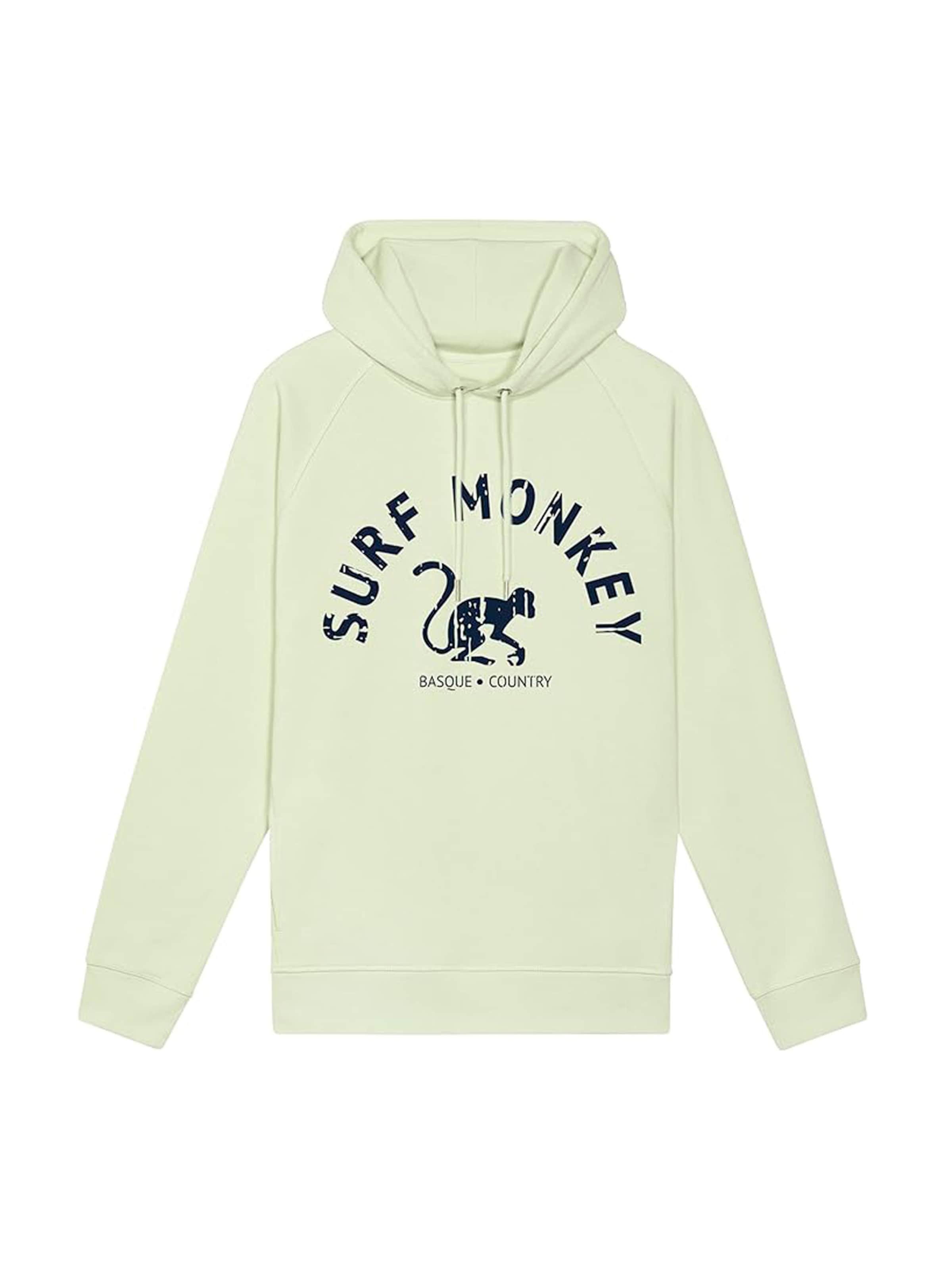Sweat-shirt Surf Monkey en vert : devant