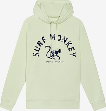 Surf Monkey - Sudadera en verde: frente