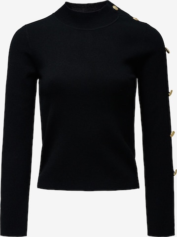 Salsa Jeans Langarm-shirts in Schwarz: Vorderseite