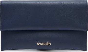 Poche ventrale 'Jinny Leather' Braccialini en bleu : devant