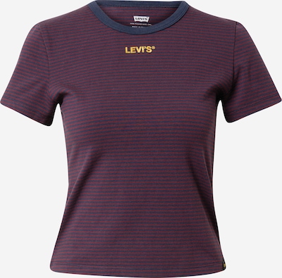 LEVI'S ® T-shirt 'Graphic Rickie Tee' i gul / aubergine, Produktvy