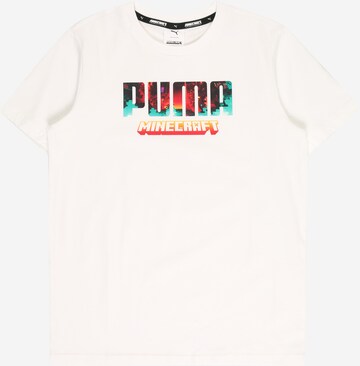 PUMA - Camiseta en blanco: frente
