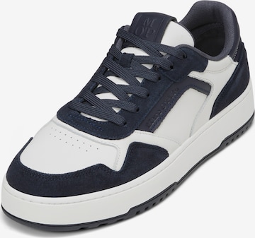 Marc O'Polo Sneakers laag in Blauw: voorkant