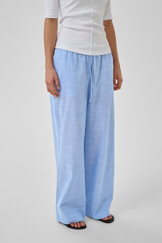 My Essential Wardrobe Wide Leg Bukser 'MWSkye' i blå