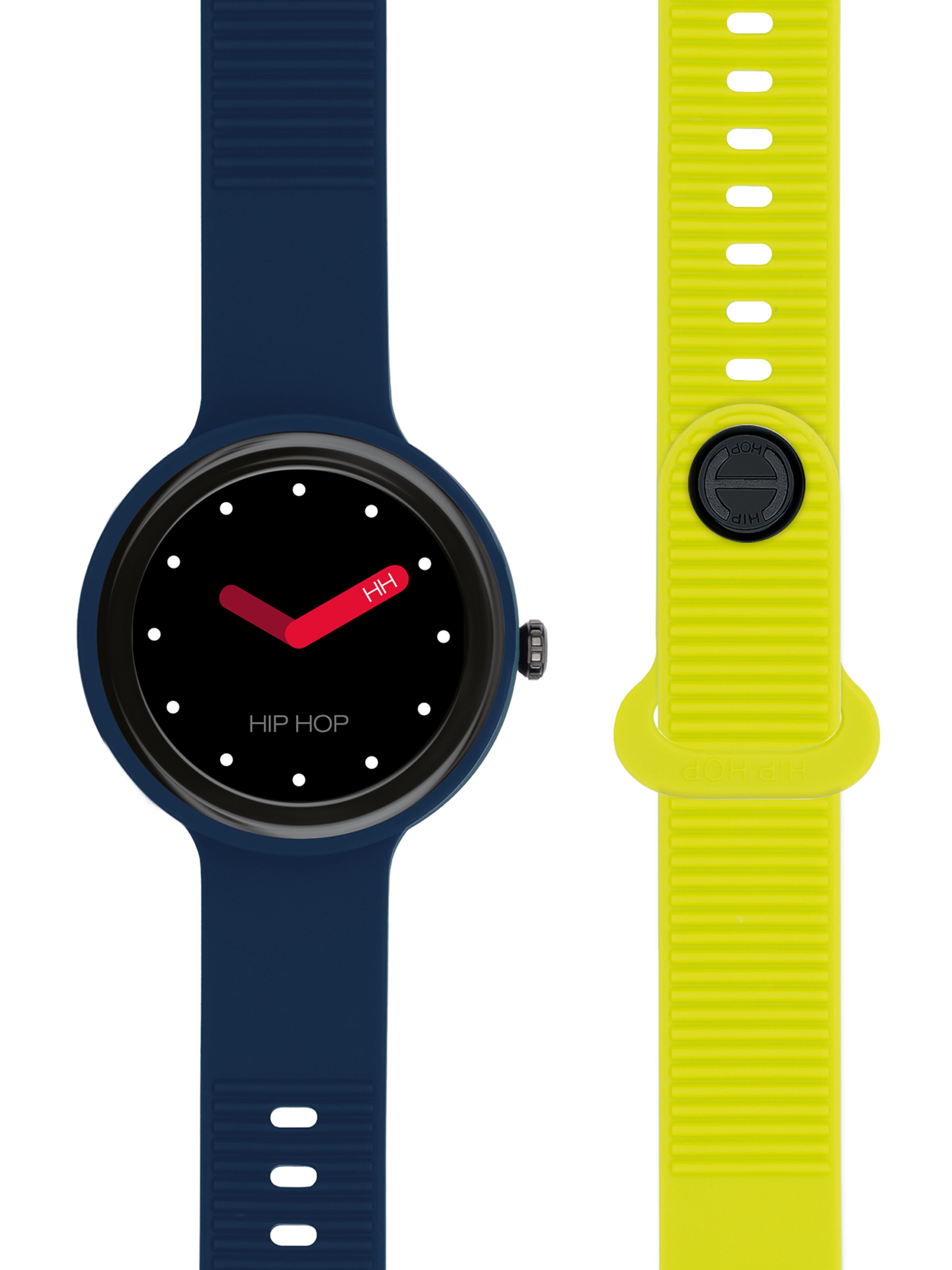 Orologio digitale di Hip Hop in blu