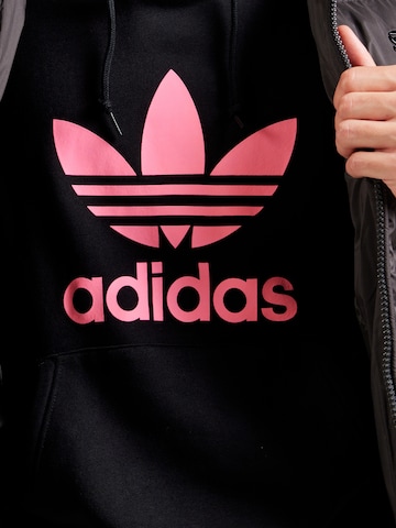 juoda ADIDAS ORIGINALS Megztinis be užsegimo 'Adicolor Classics Trefoil'