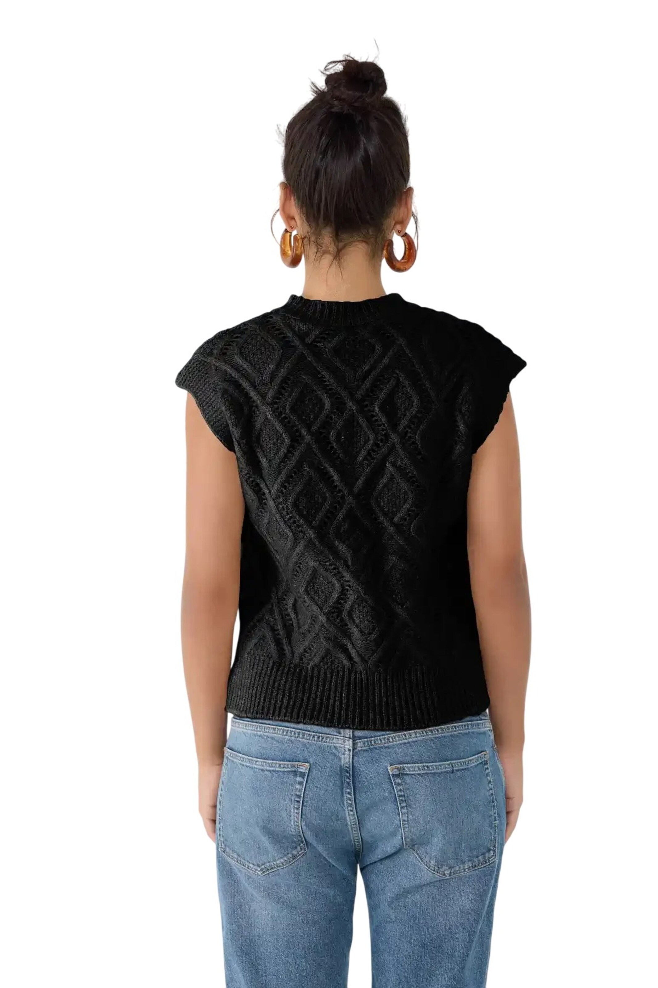 No Matter What Pullover in Schwarz