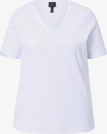 Ulla Popken Shirt in Wit: voorkant