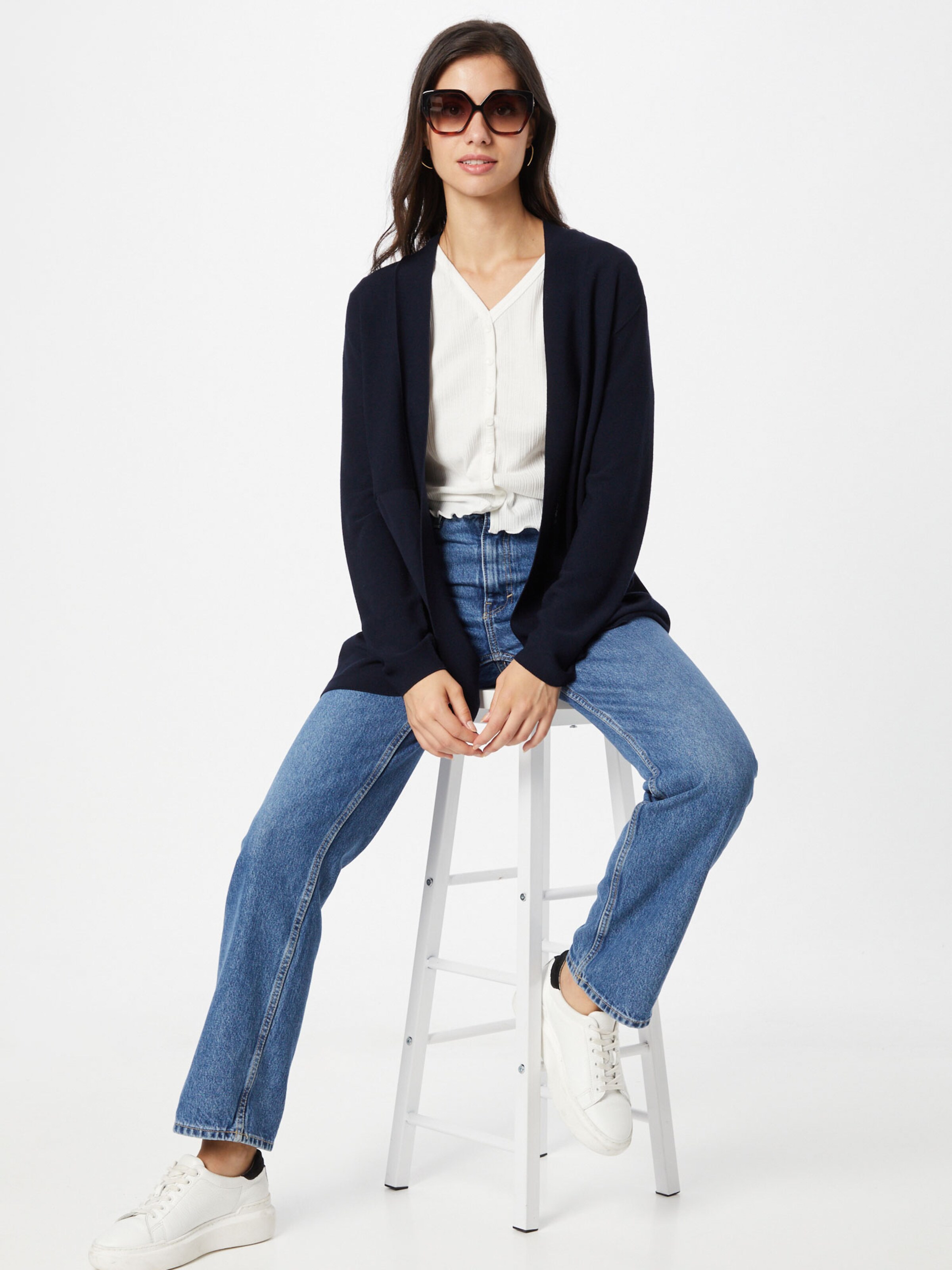 Frauen Pullover & Strick Persona by Marina Rinaldi Strickjacke 'MULINO' in Marine - FX27930 Frauen Pullover & Strick Persona by Marina Rinaldi Strickjacke 'MULINO' in Marine - FX27930