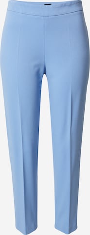 BOSS Black Regular Pleated Pants 'Tilunara' in Blue: front