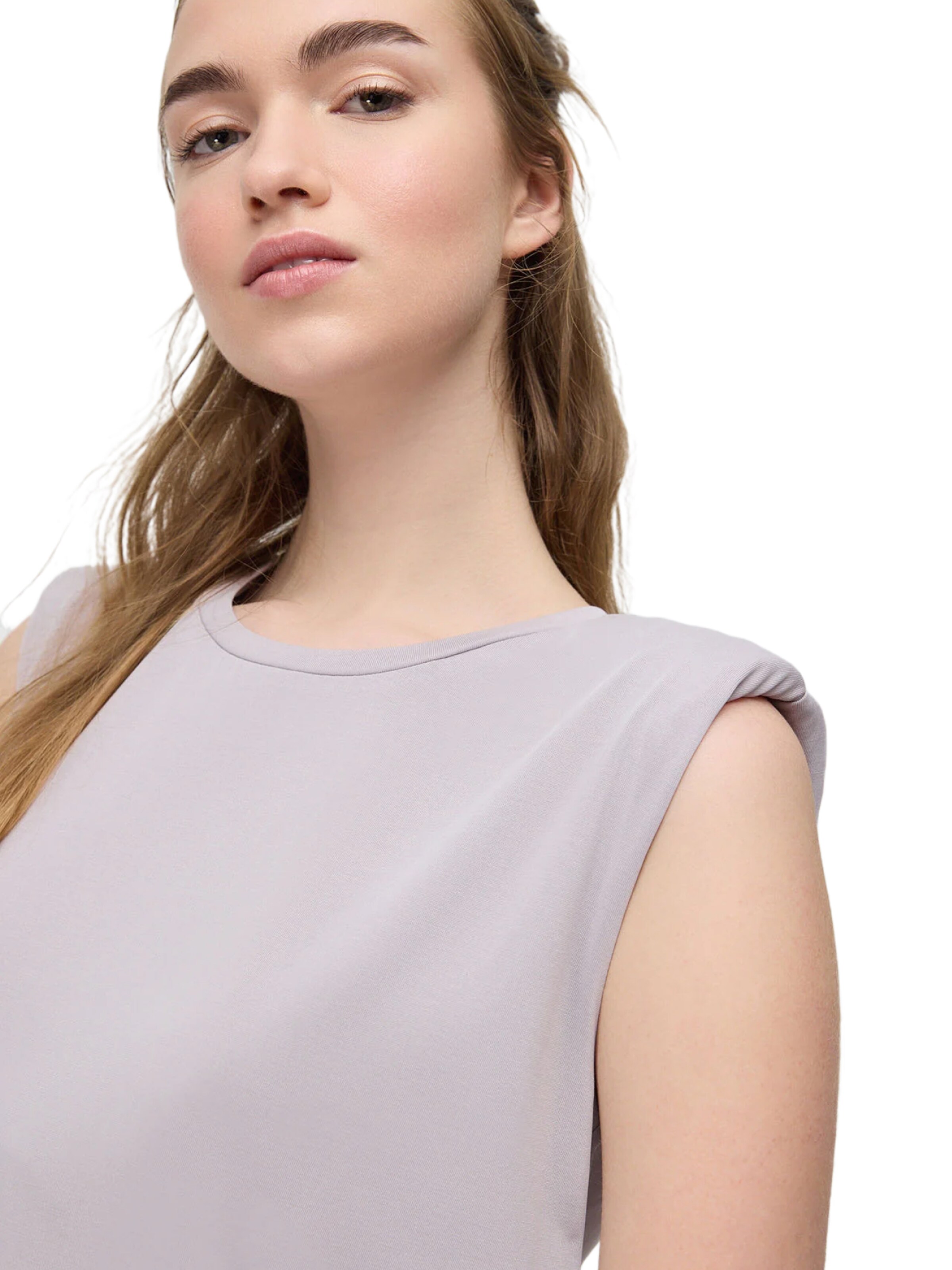 No Matter What Top in Grau