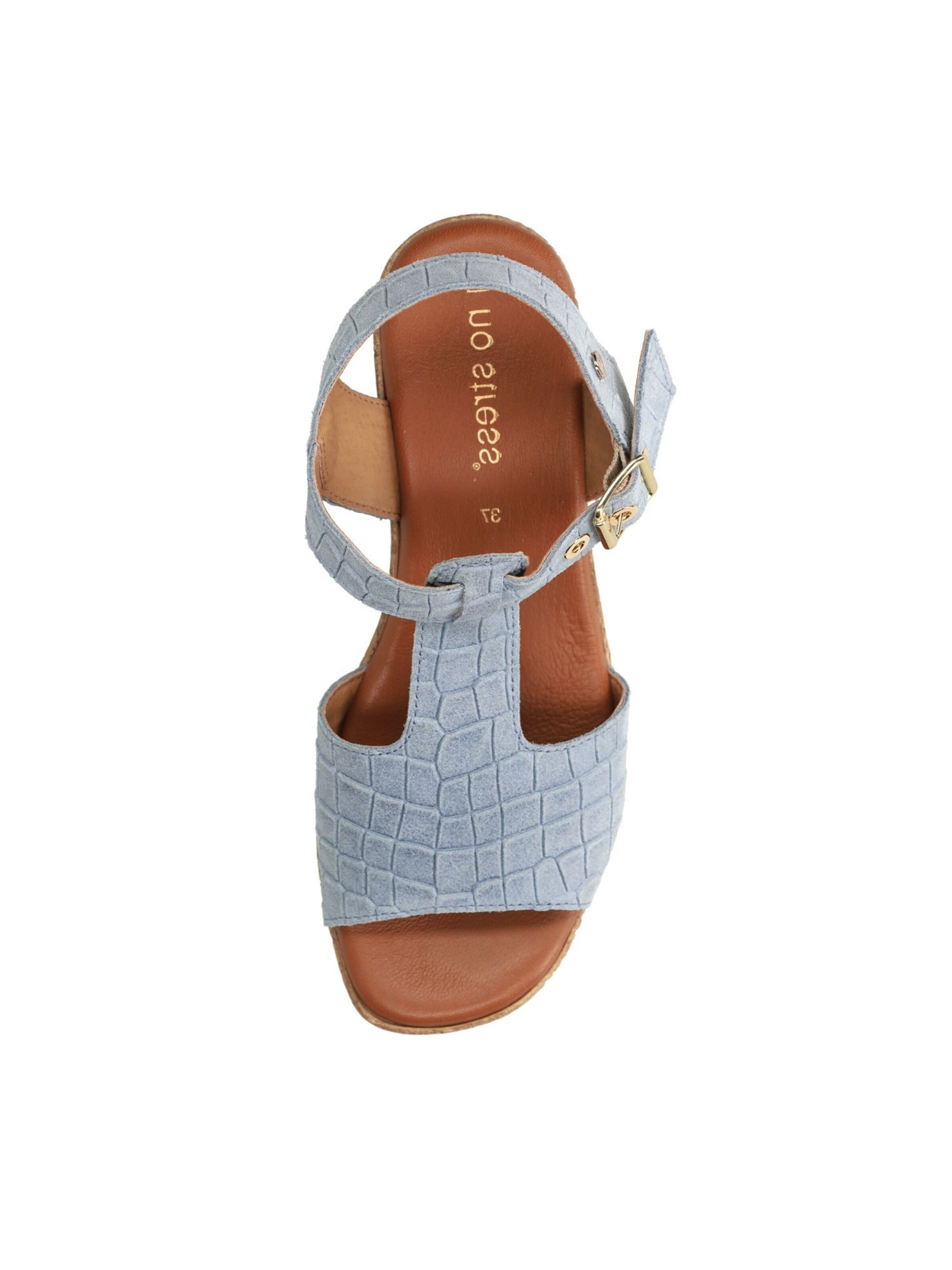 Sandales no stress en bleu