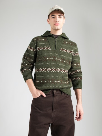 MUSTANG - Jersey en verde: frente