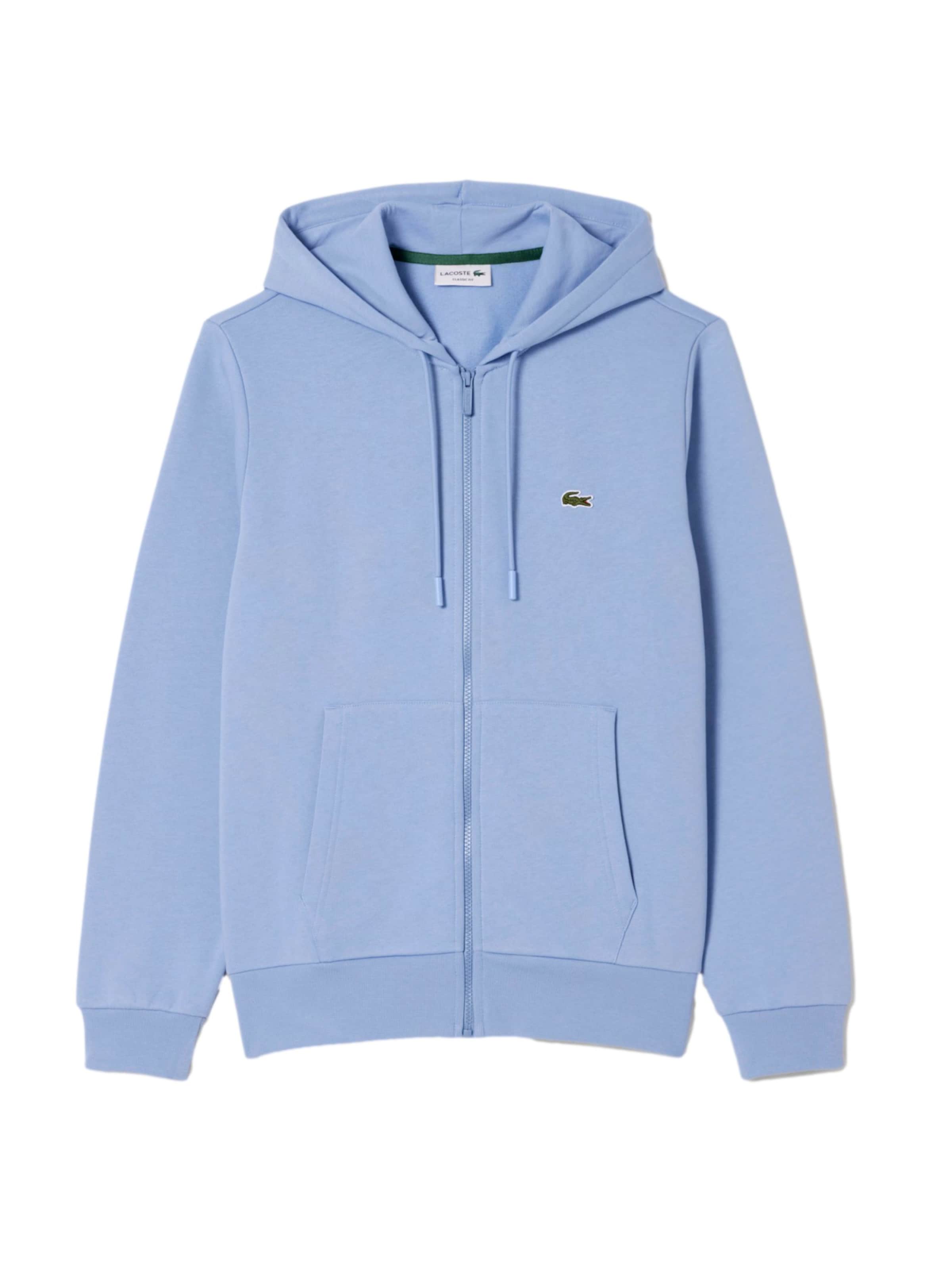 Veste de survêtement LACOSTE en bleu : devant