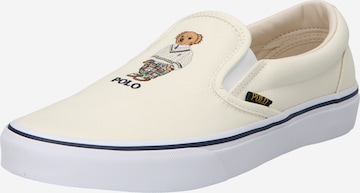 Polo Ralph Lauren Slip on boty 'KEATON' – béžová: přední strana