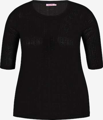 Anyday Top 'Magnolia 393' in Black: front