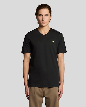 Lyle & Scott Μπλουζάκι σε μαύρο: μπροστά