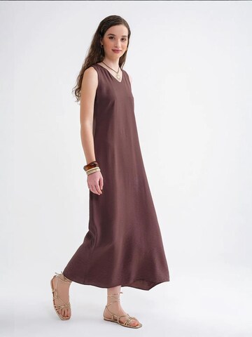 MixRay Summer Dress in Brown