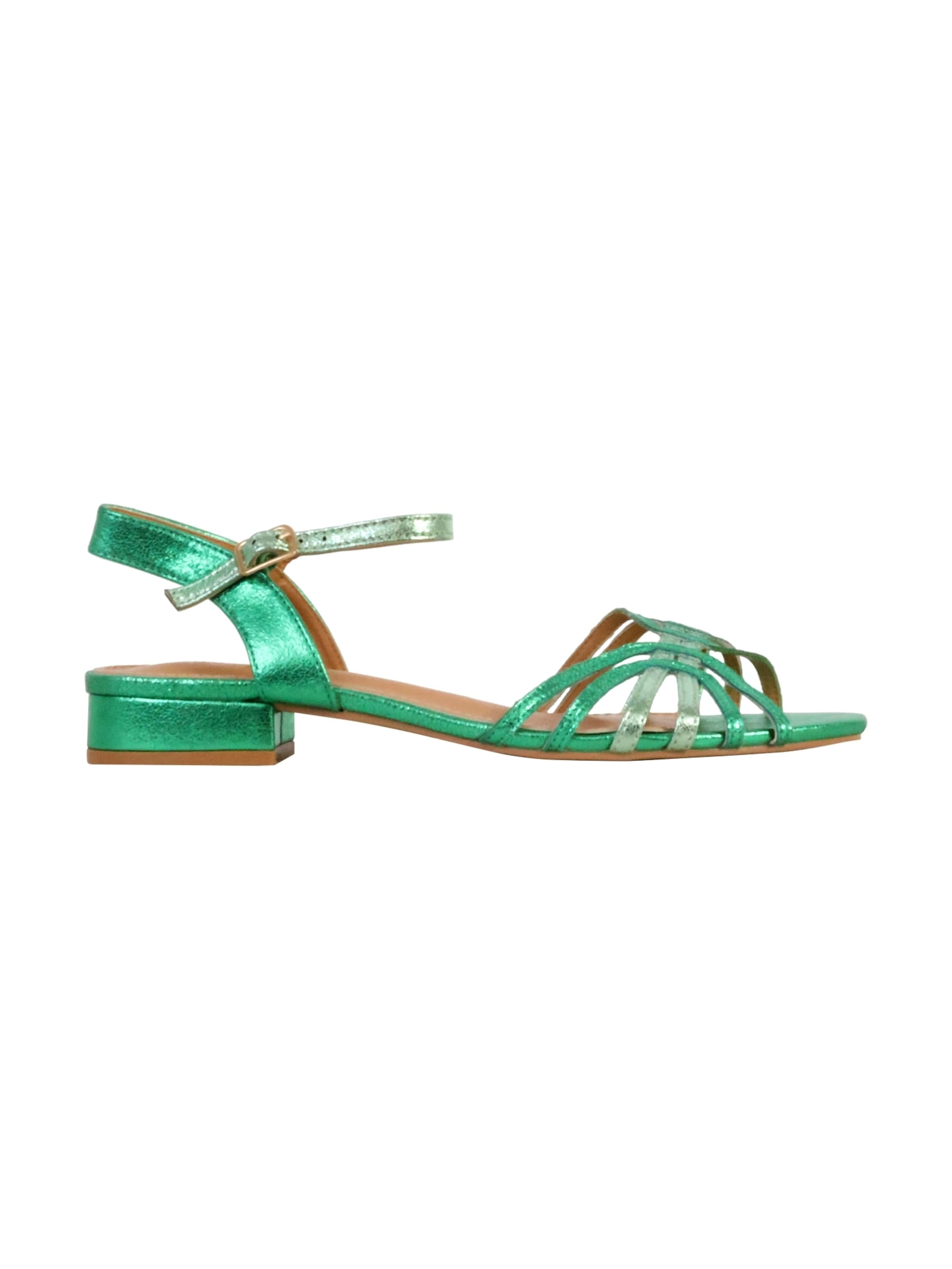 Sandales 'Supermodische Riemchensandalen' POTI PATI en vert
