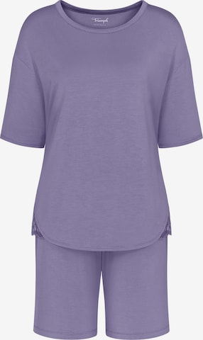 Pyjama ' Red Label Timeless Sensuality ' TRIUMPH en violet : devant