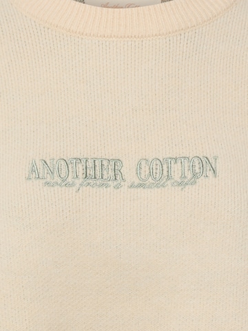 Another Cotton Lab Pullover ' Notes ' in Beige