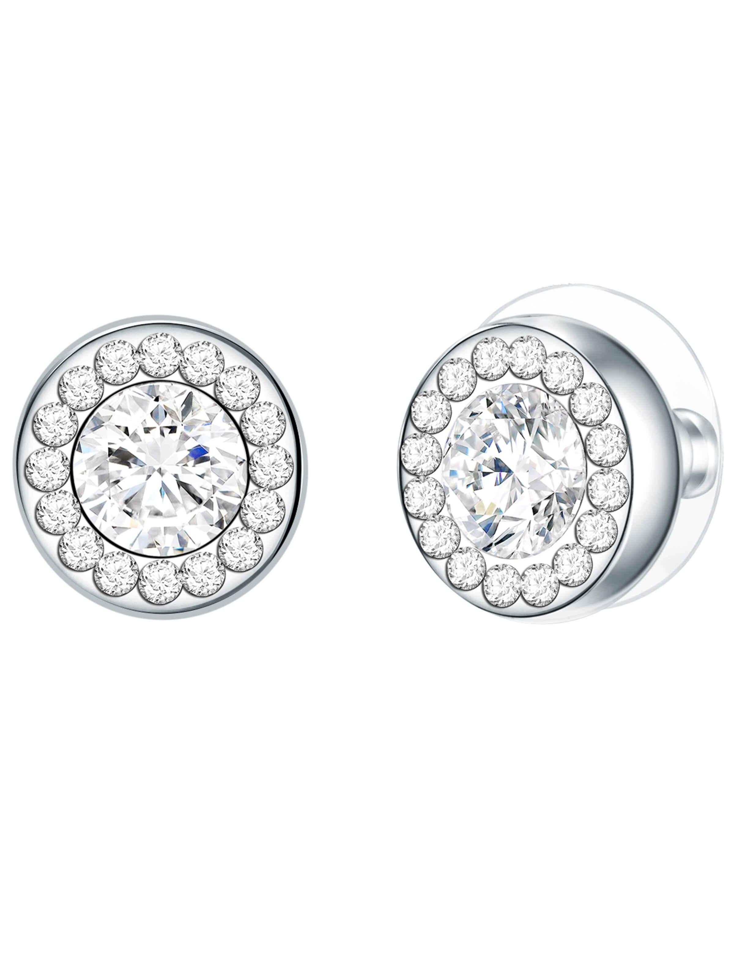 Boucles d'oreilles Lulu & Jane en argent : devant